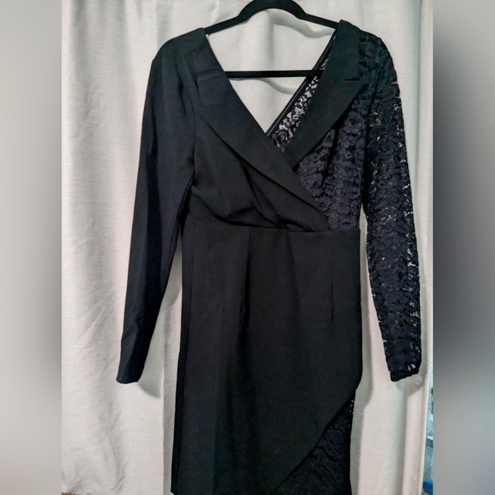 Tuxedo Style Dress